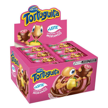 ARCOR TORTUGUITA MORANGO DP 24X15G